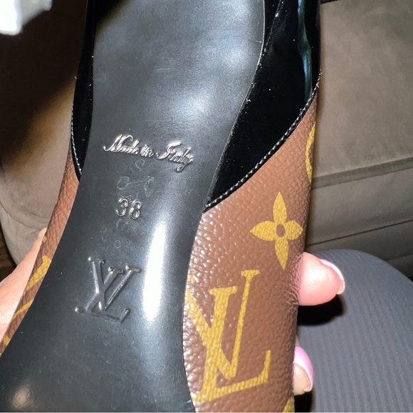 LOUIS VUITTON MONOGRAM CHERIE PUMPS/HEELS - Picture 8 of 11